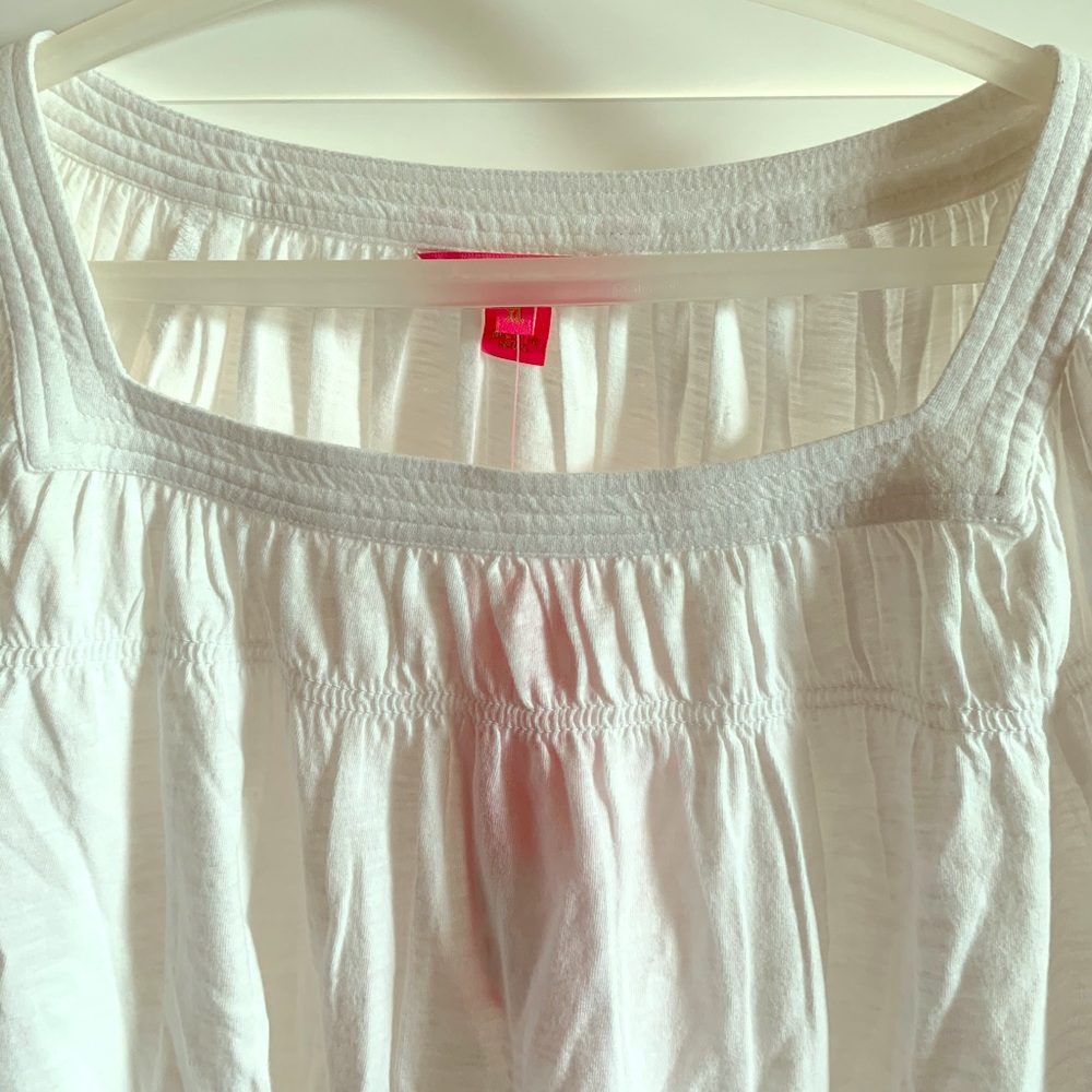 Lilly Pulitzer white Antonella top